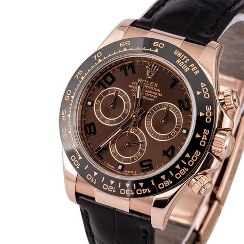 rolex daytona rose gold chocolate dial ราคา